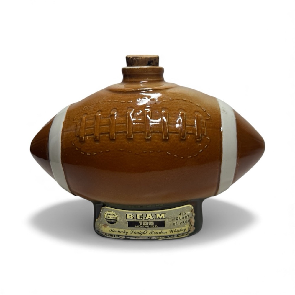 Jim Beam 1972 Regal China Football EMPTY Decanter